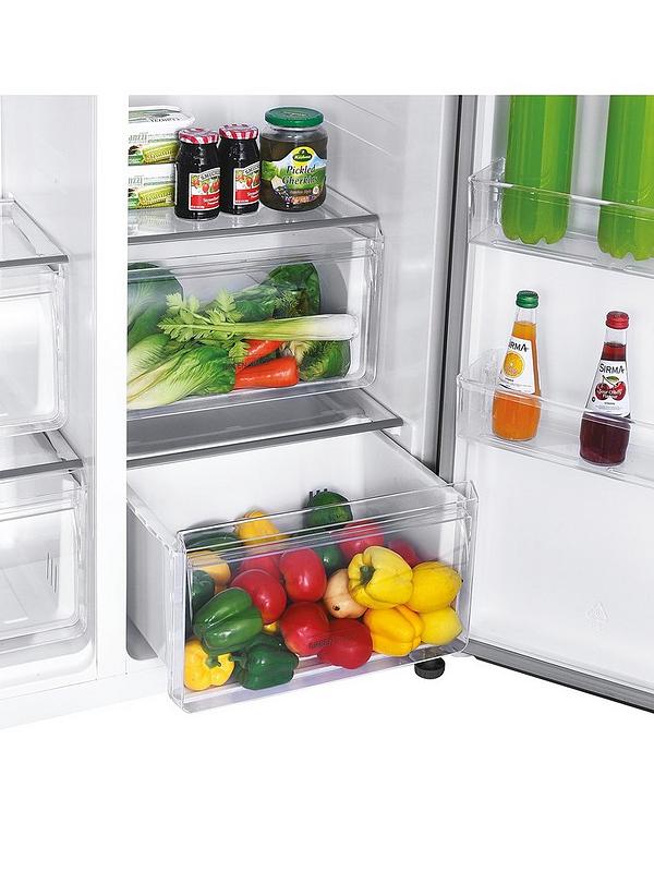 Hoover HHSBSO-6174XK-1 American Style fridge freezer - Inox - Image 4